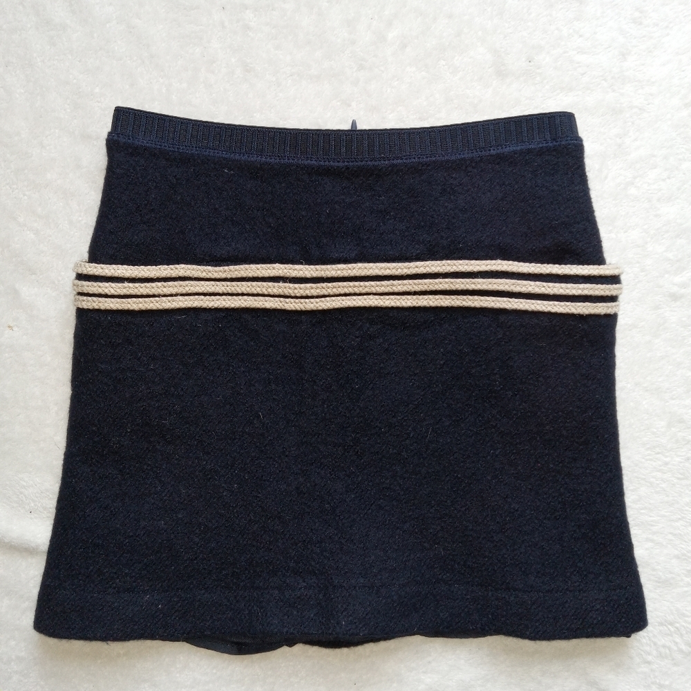 PINCO PALLINO Imelde & Stefano Cavalleri Girls 100% Wool Mini Skirt size 10